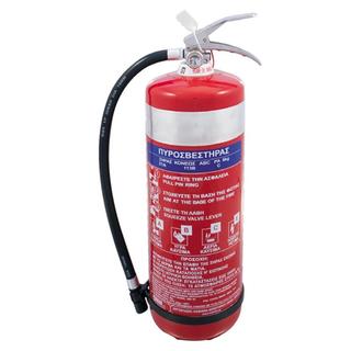 Fire Extinguisher 6Kg Dry Powder St.Steel ABC90%